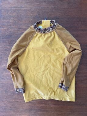 Spell Kids rash guard Mustard Yellow Long Sleeve Top